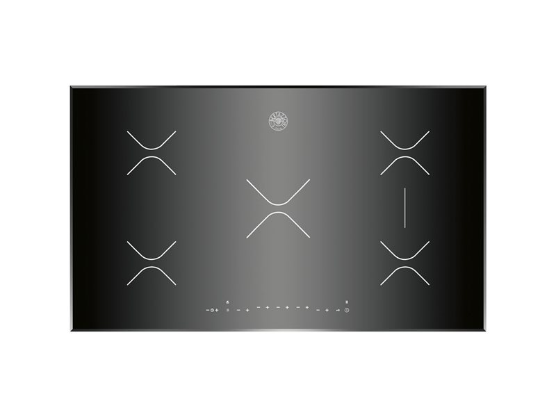 90 piano cottura induzione | Bertazzoni - Nero